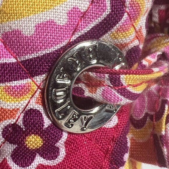 Vera Bradley Pink Bohemian Paisley Floral Small Handbag NWOT - Picture 7 of 8